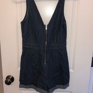 Denim Romper